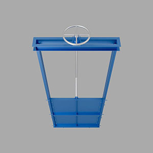 Щитовой затвор поверхностный