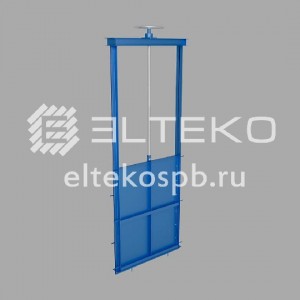 Щитовой затвор по чертежам