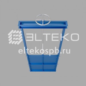 Щитовой затвор по чертежам