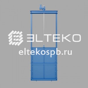 Затвор щитовой для лотка 900х900