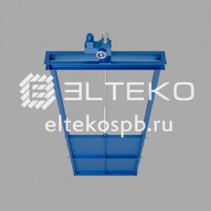 Затвор щитовой для лотка 900х900