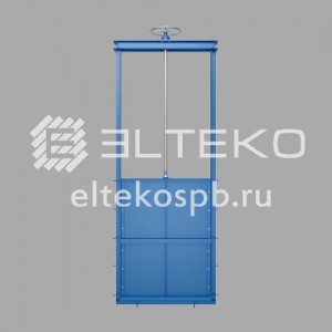 Затвор щитовой для лотка 1000х1000